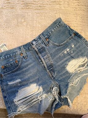 Women’s Levi’s 501 Denim Shorts - Blue